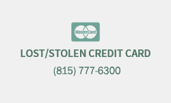 Lost Credit Card Number 815.777.6300