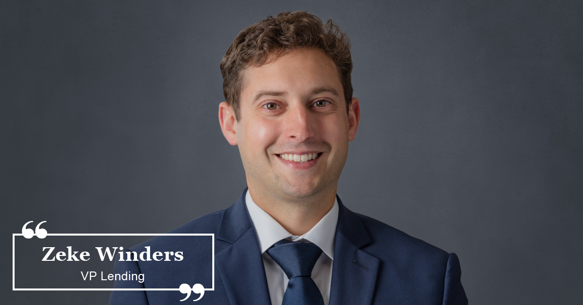 Zeke Winders Assistant VP  Lending